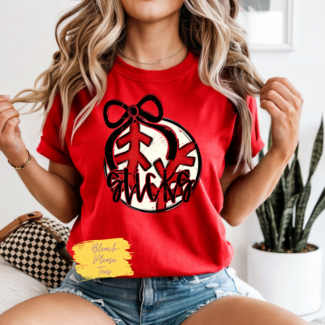 Sticks Baseball Tee