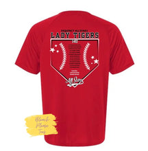 Load image into Gallery viewer, Lady Tigers Allstars Roster Tee 14U
