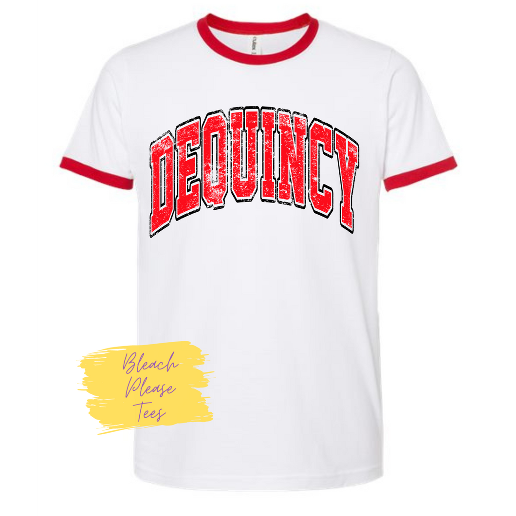 DEQUINCY VINTAGE RINGER TEE