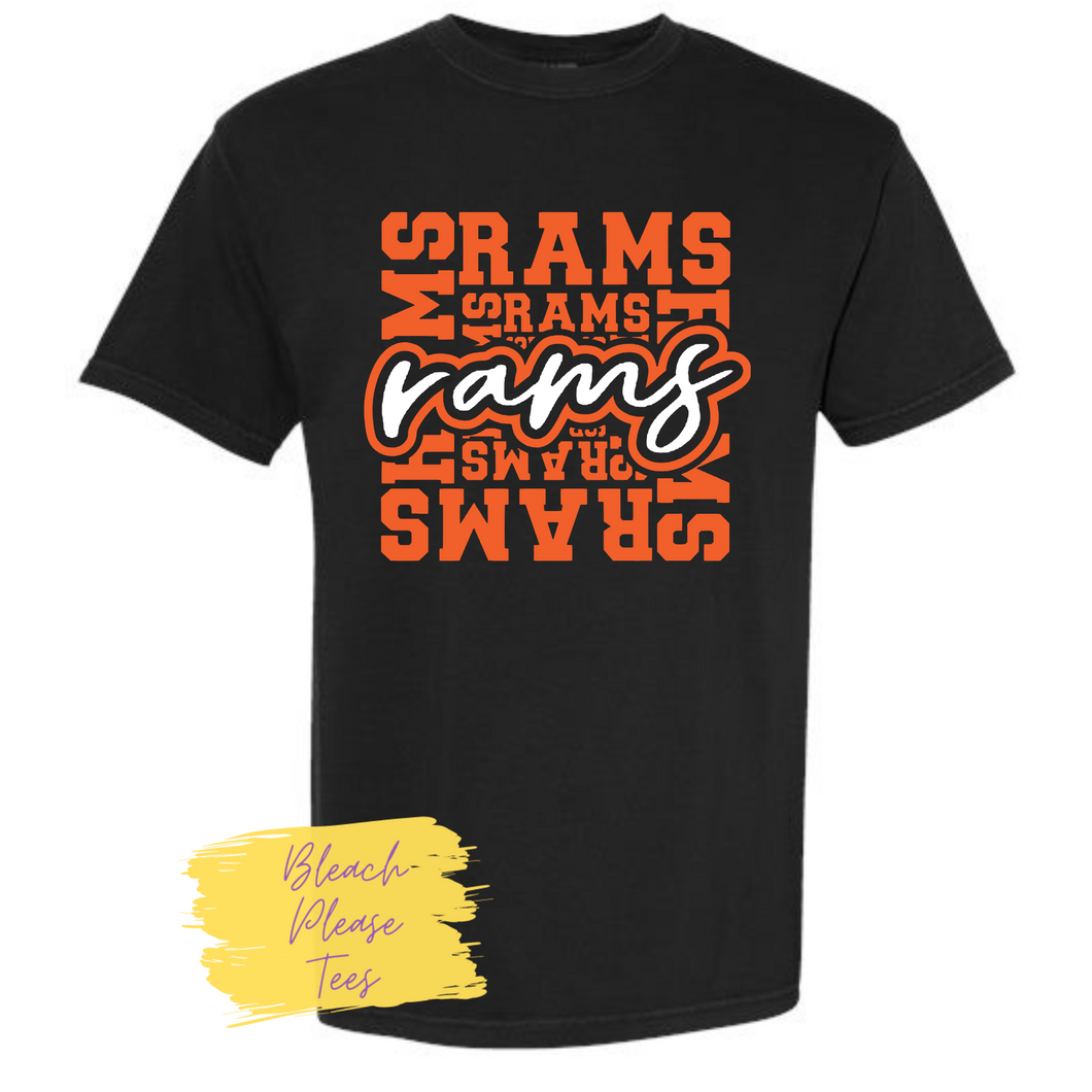 Rams Football Tee