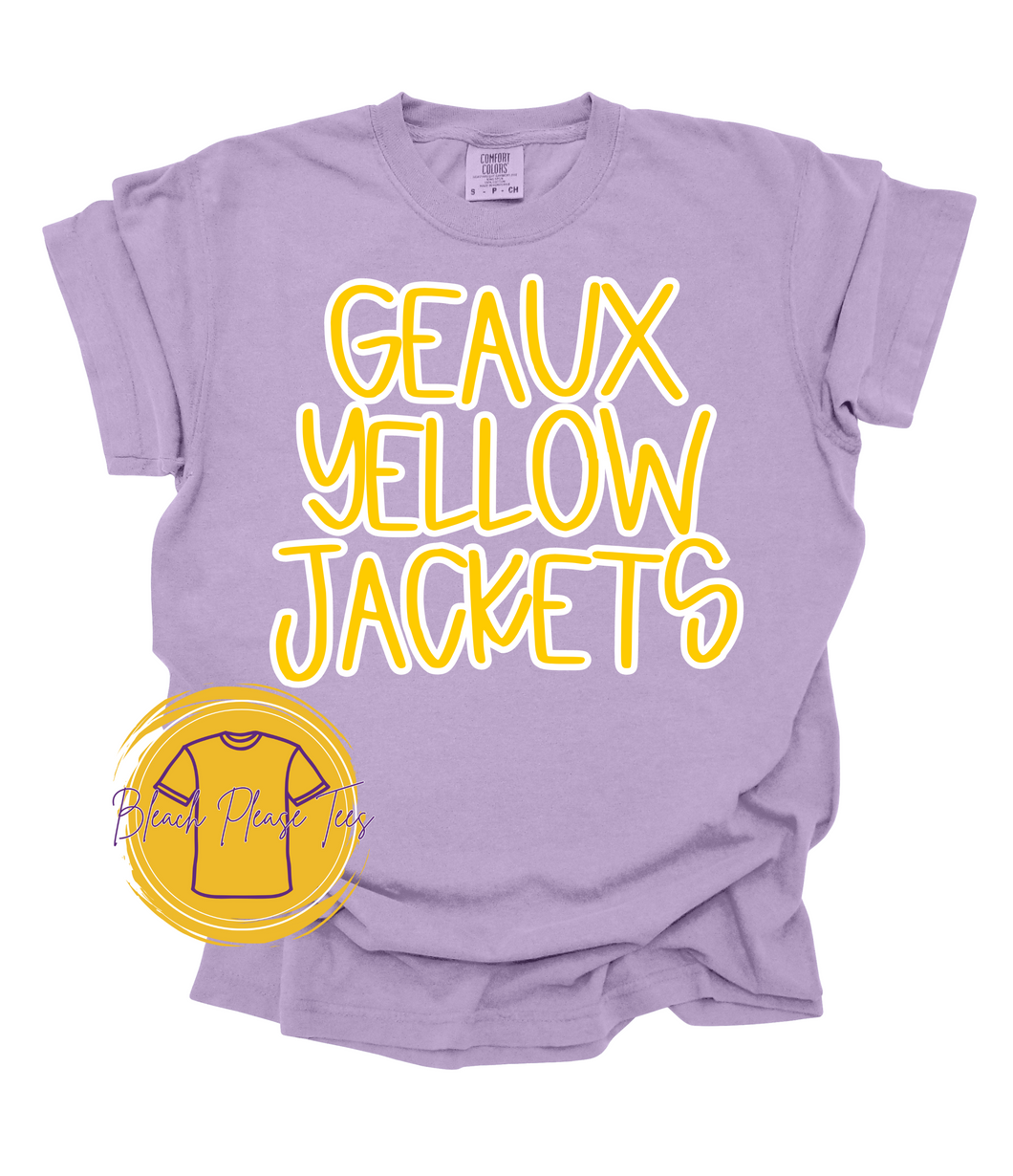 GEAUX Yellow Jackets Tee