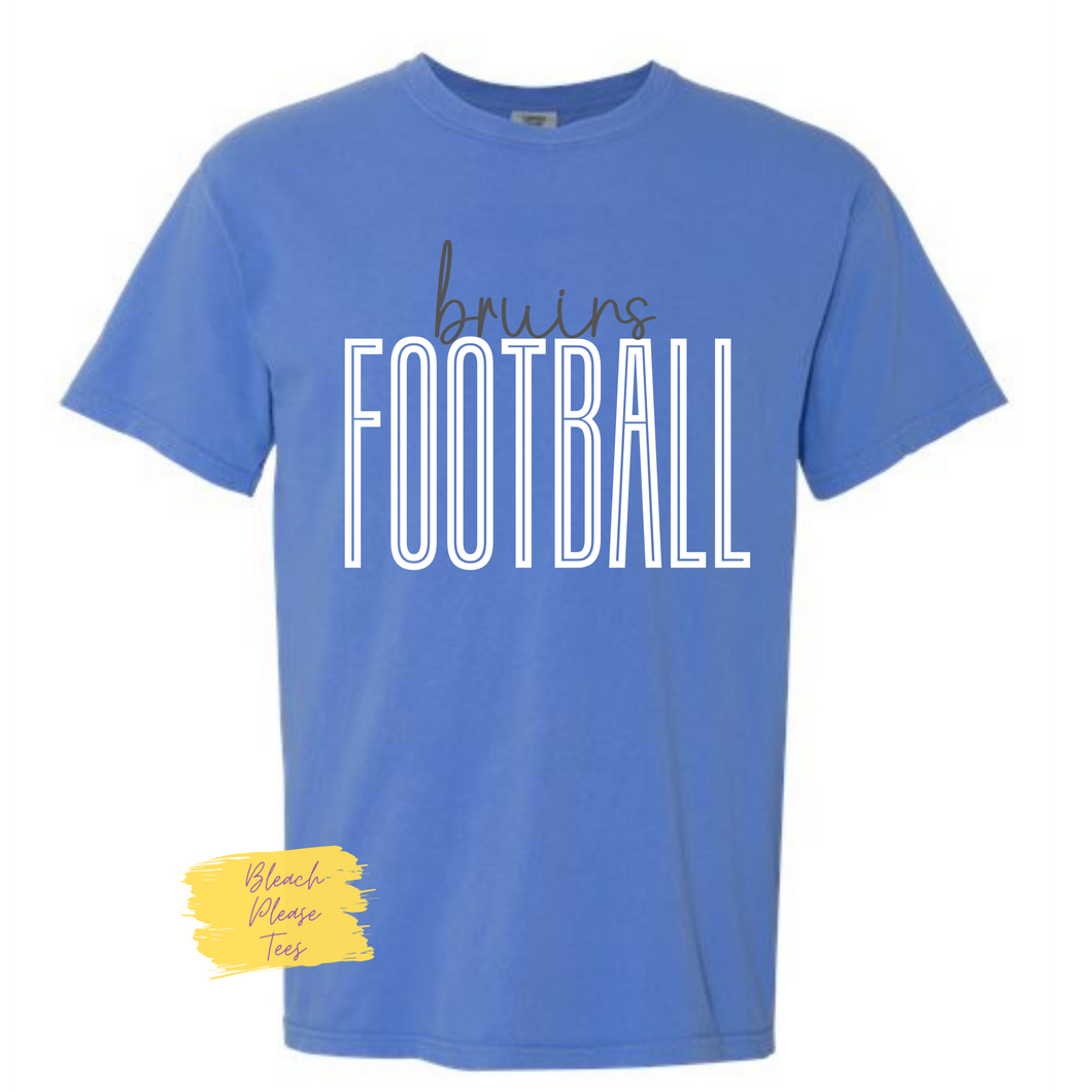 Bell City Bruins Football Tee