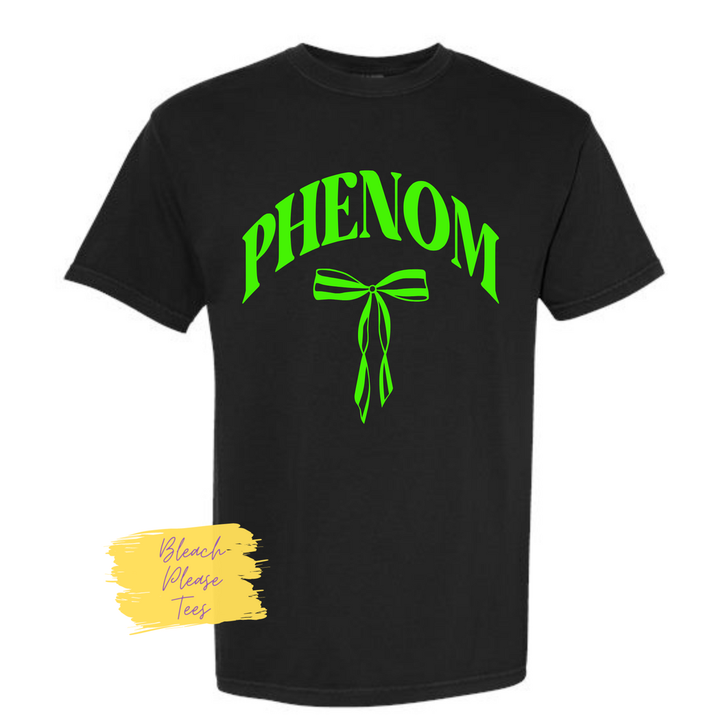 Phenom Baseball Bow Tee
