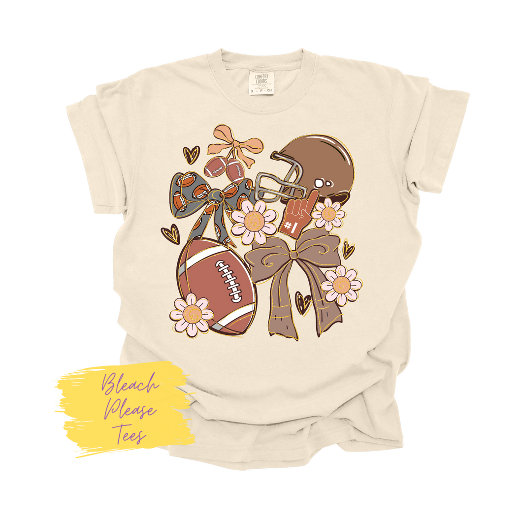 Football Coquette Tee