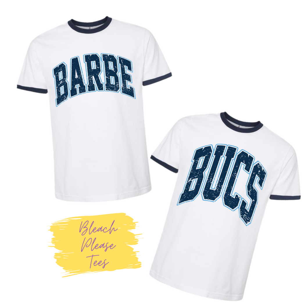 Barbe Bucs Ringer Tee