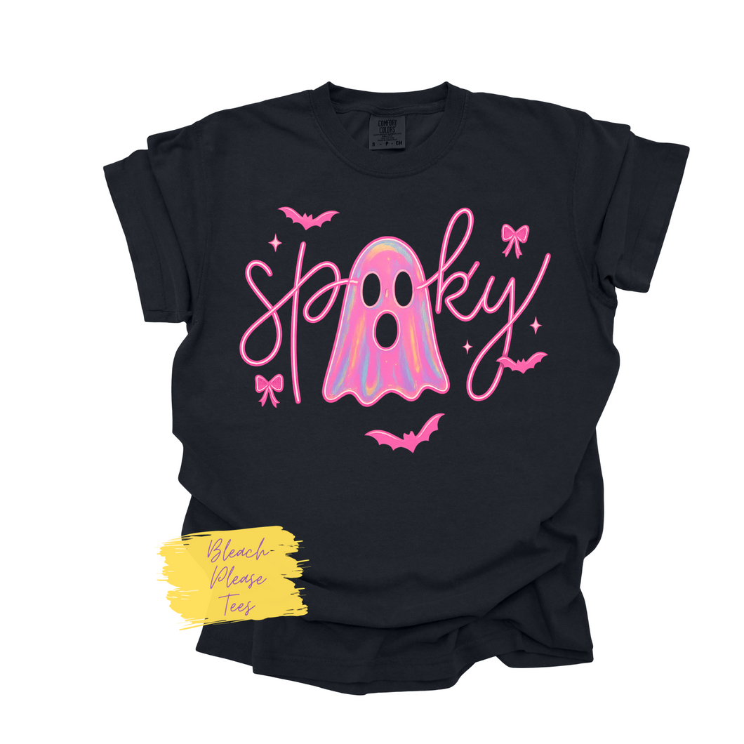 Spooky Neon Halloween Tee