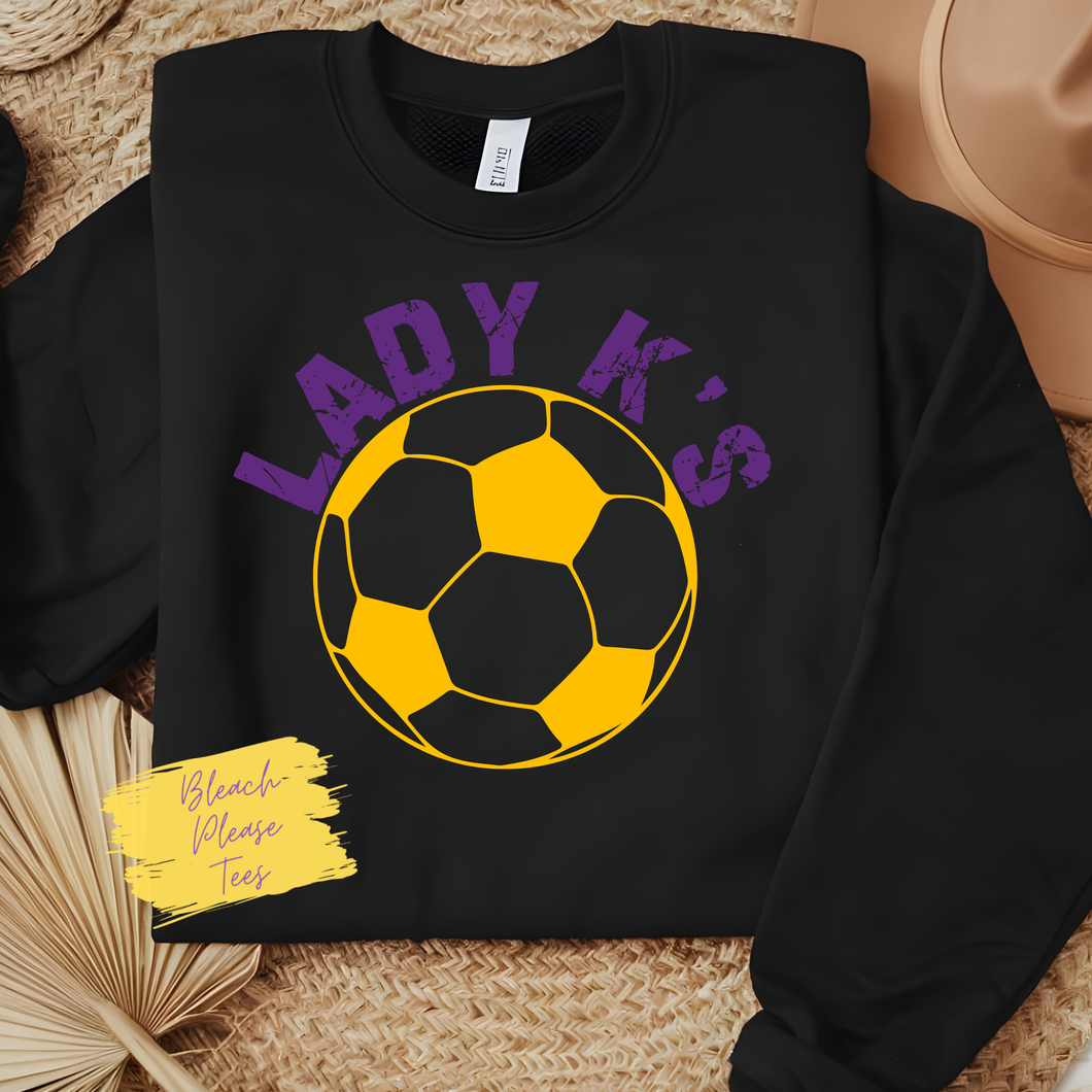 Lady K's Soccer Sweatshirt