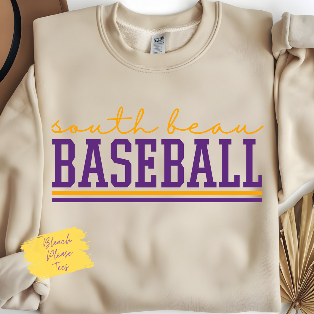 South Beau baseball Sweatshirt