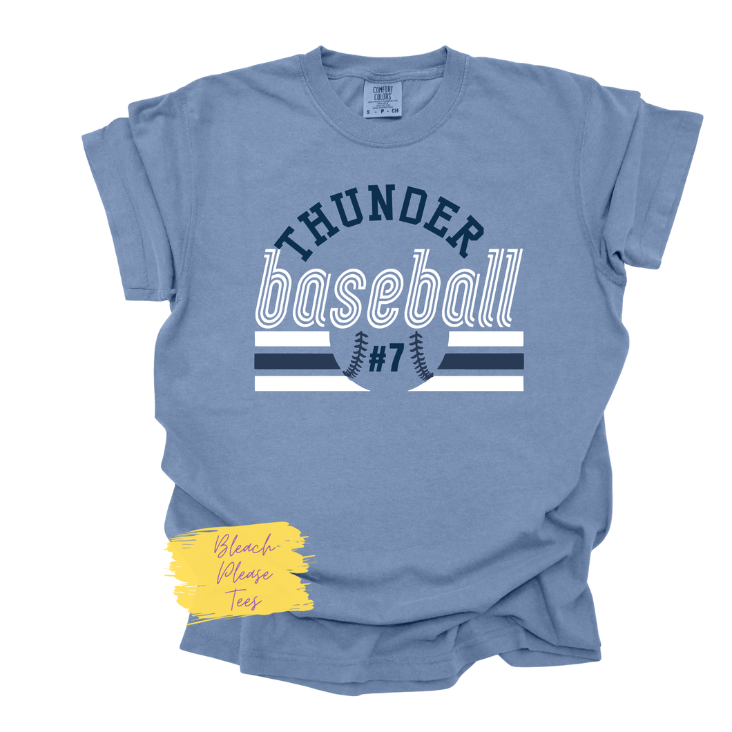 Thunder Baseball Tee