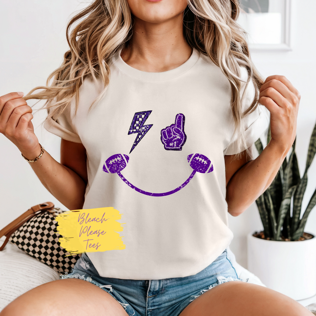 Football smiley Tee