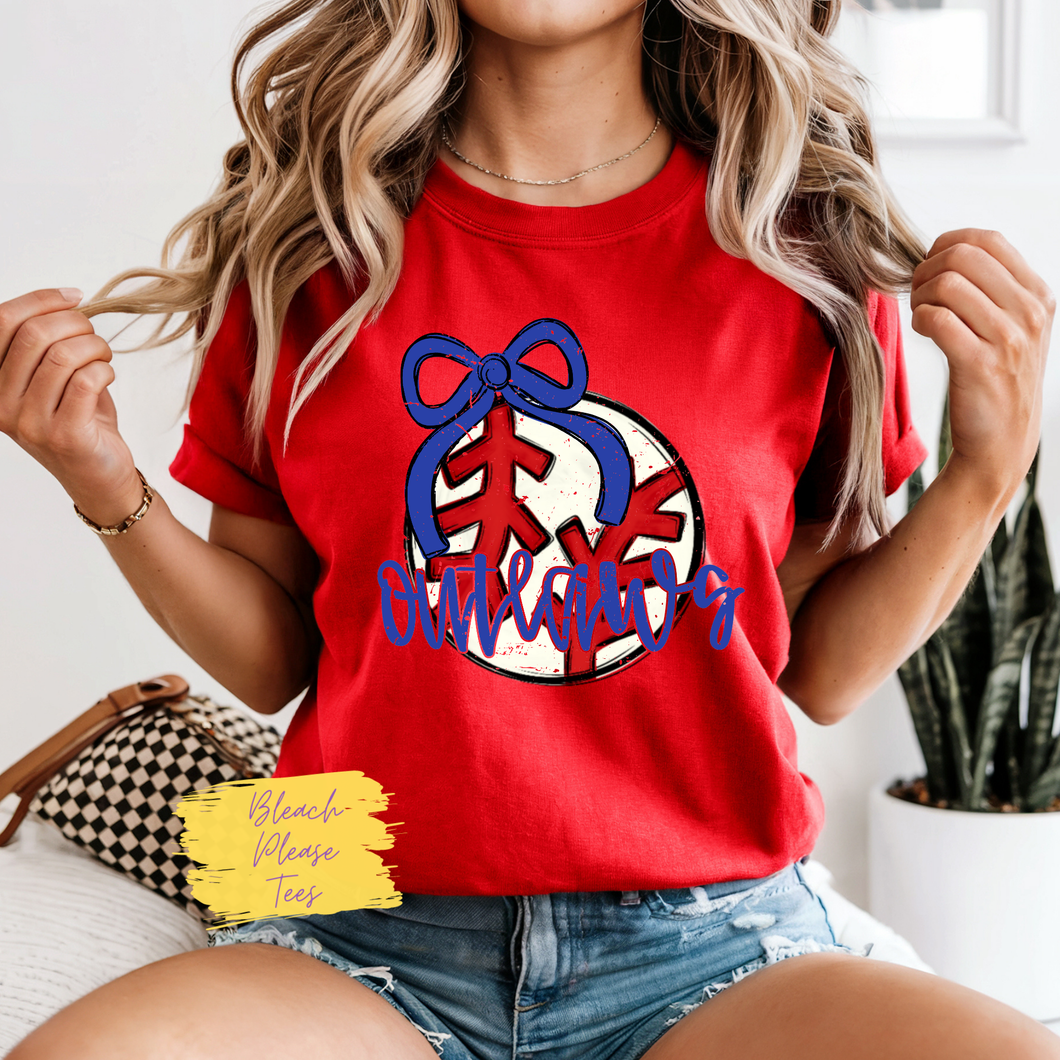Outlaws Baseball Tee