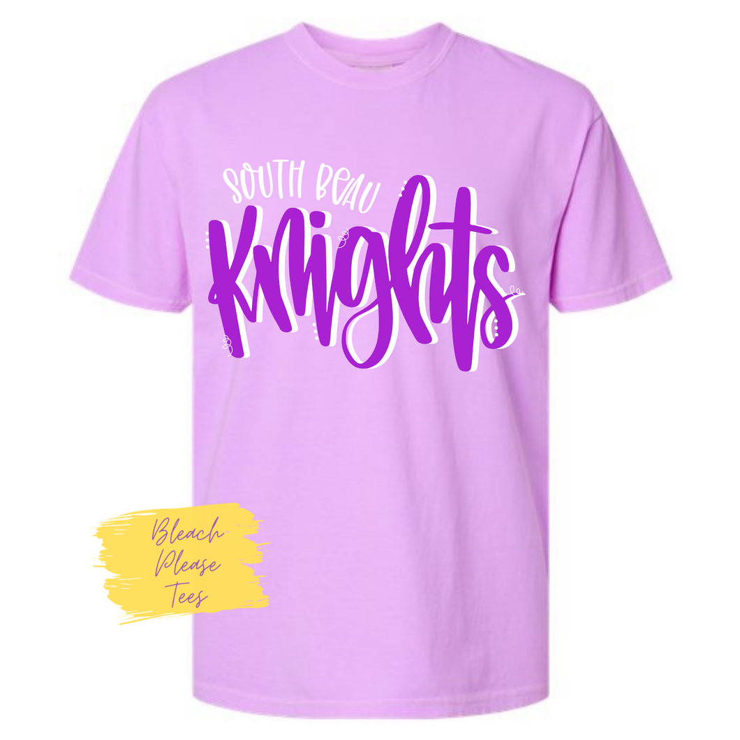 South Beau Knights Cursive Tee