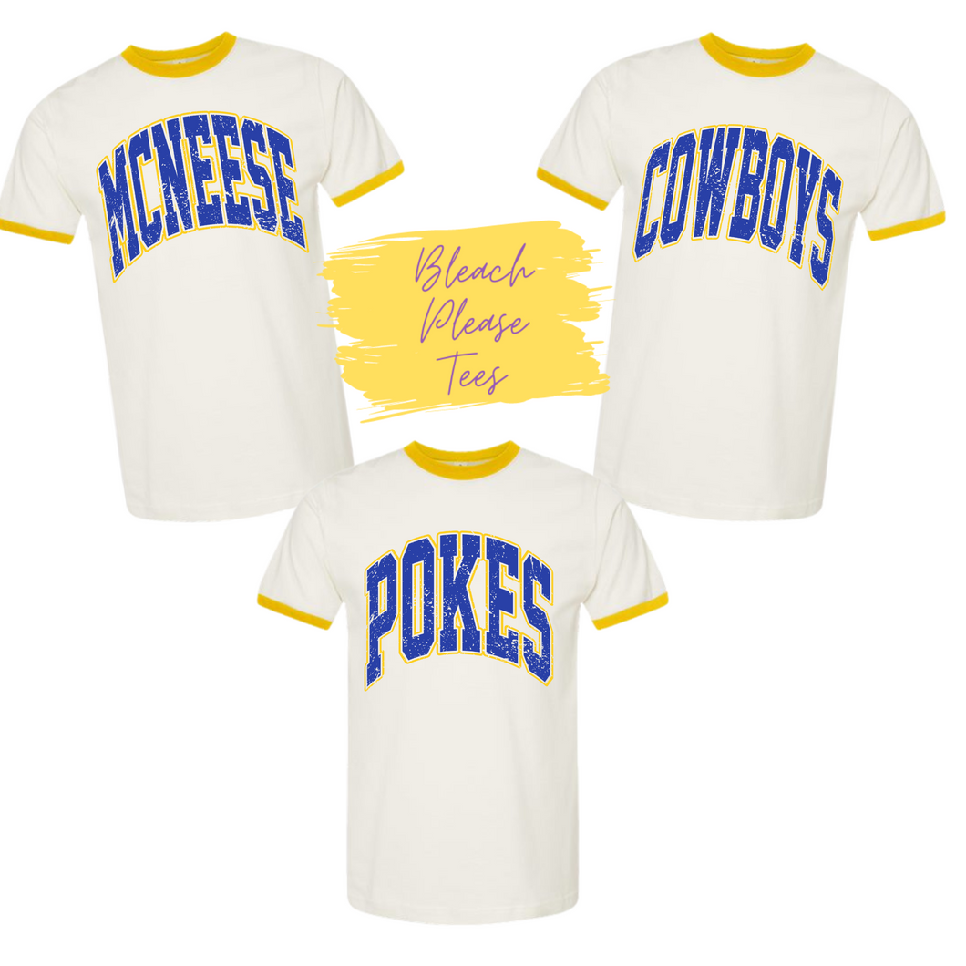 McNeese Cowboys Ringer Tee
