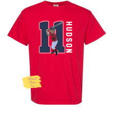Load image into Gallery viewer, Comfort Color Custom Photo Number Tee Batter

