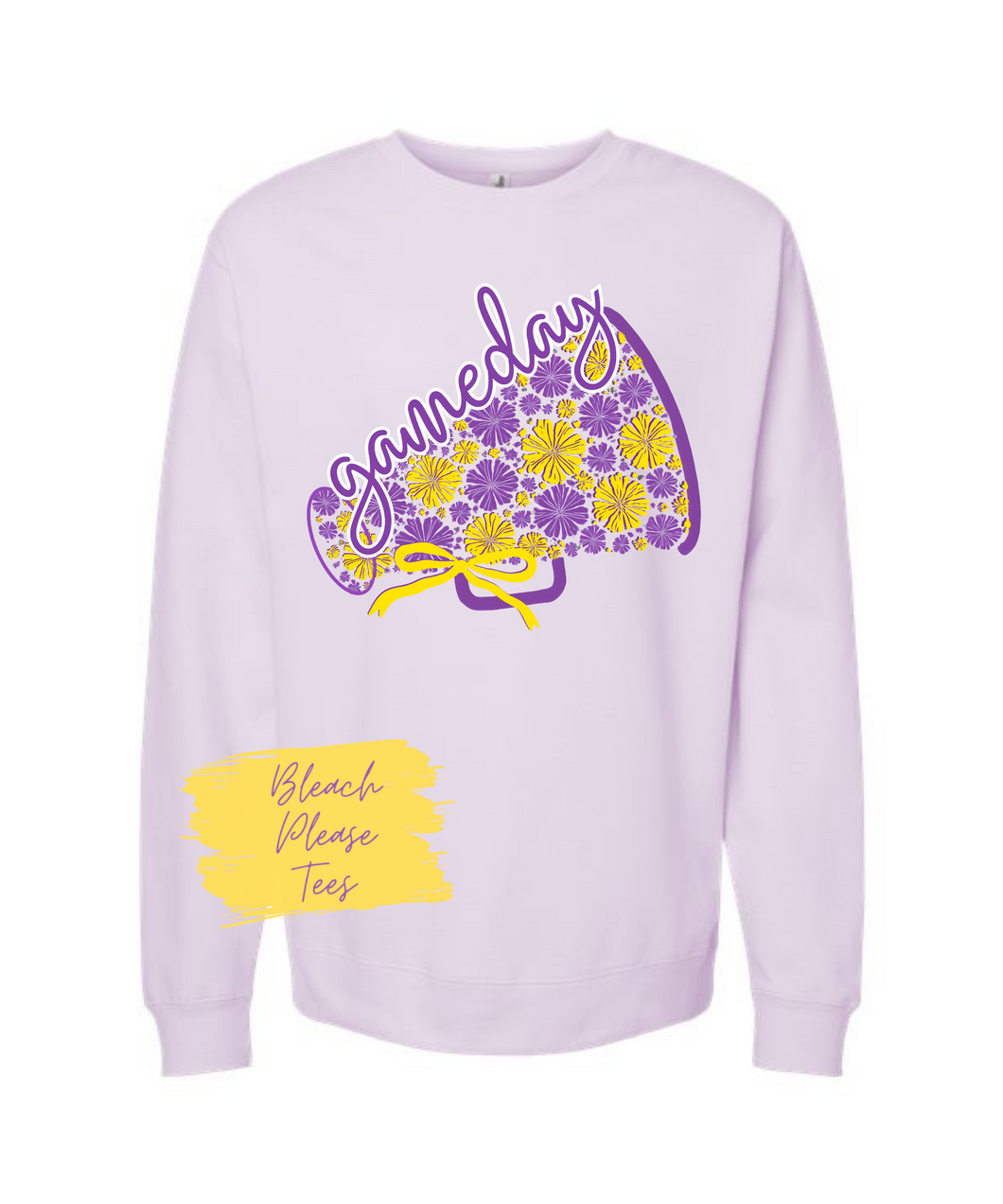 Floral Cheer Tee/Sweatshirt