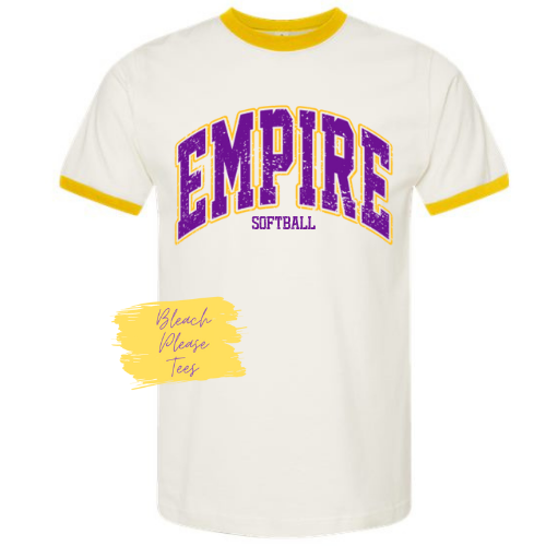 Empire Softball Ringer Tee