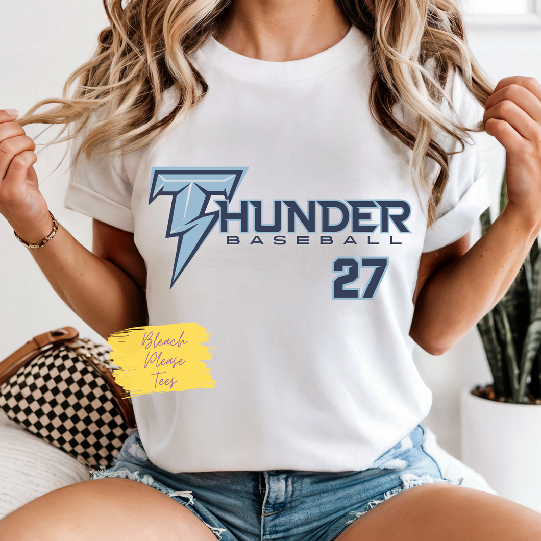 Thunder Baseball Tee