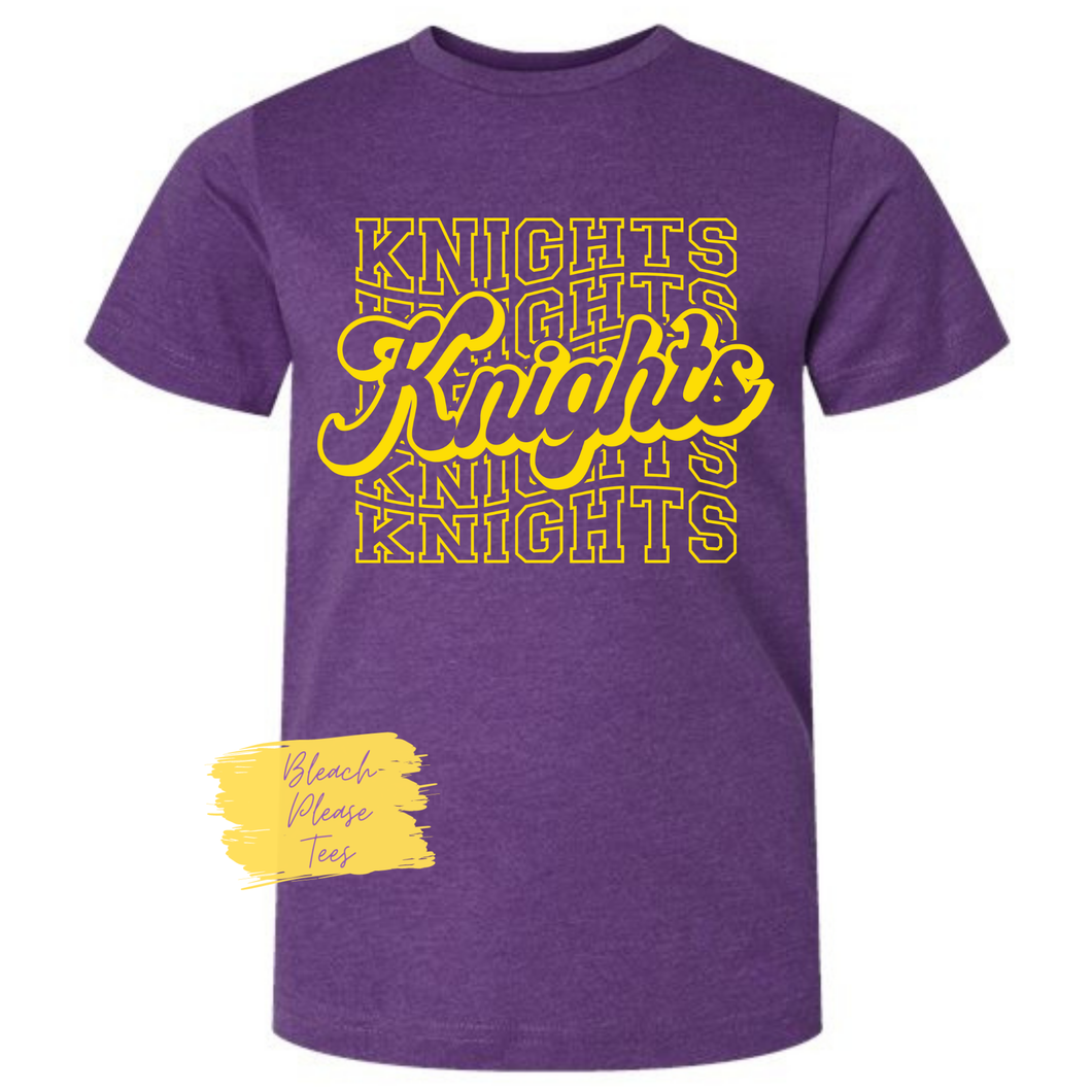 Purple and Gold Day Knights Tee