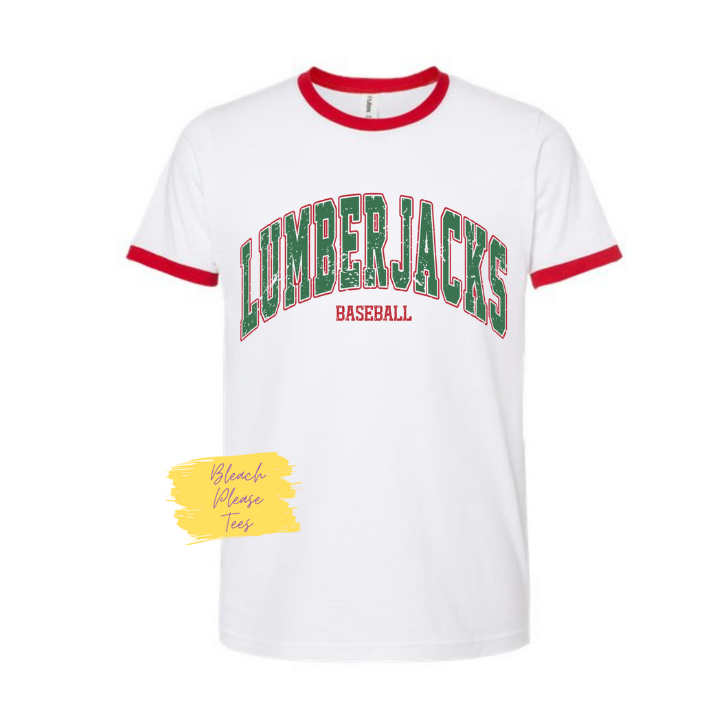 Lumberjacks Baseball Ringer Tee