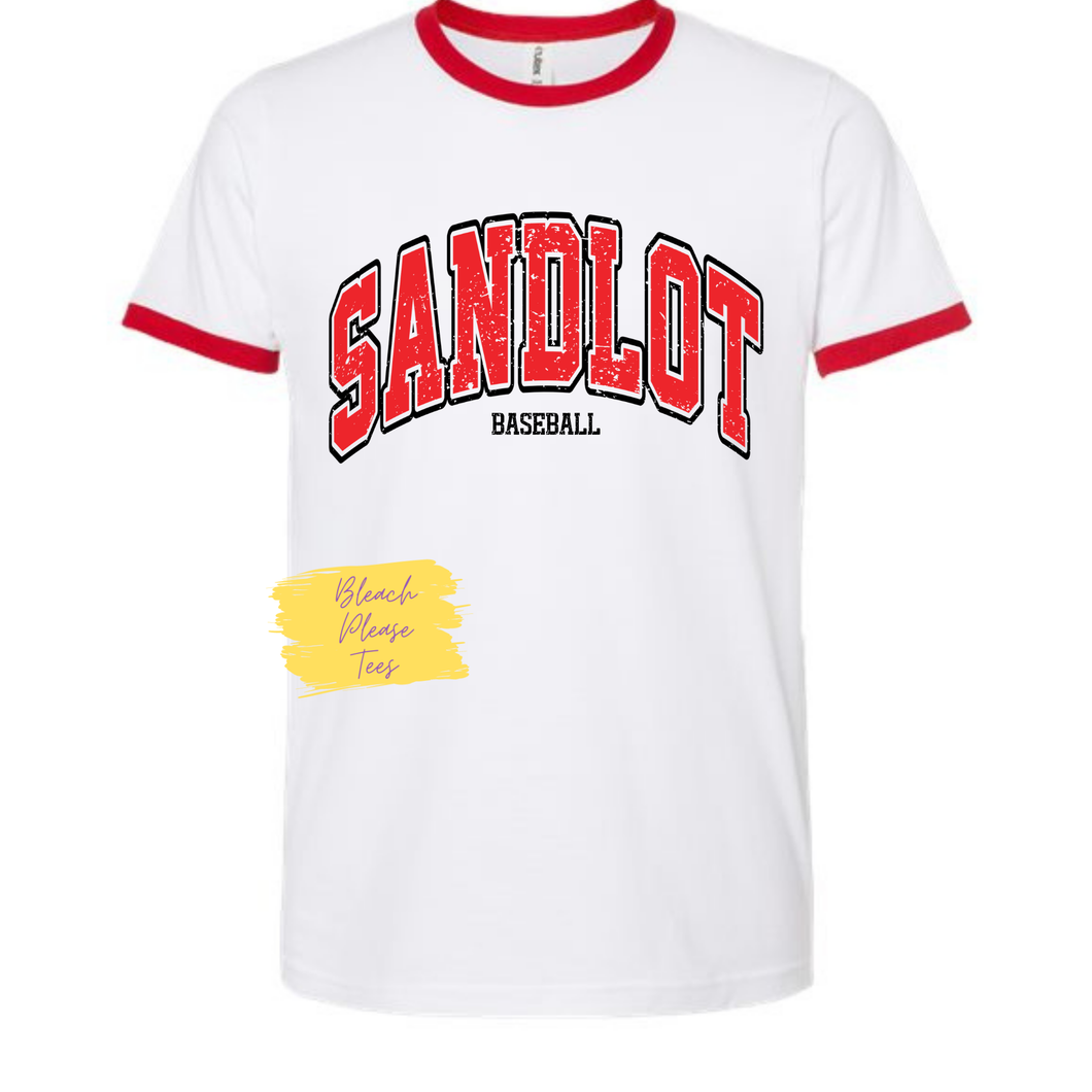 Sandlot Baseball Ringer Tee