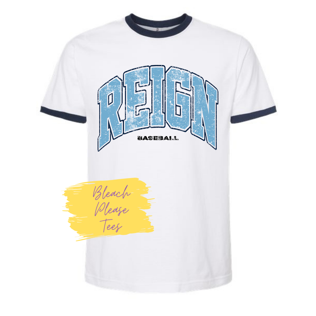 LA Reign Baseball Ringer Tee