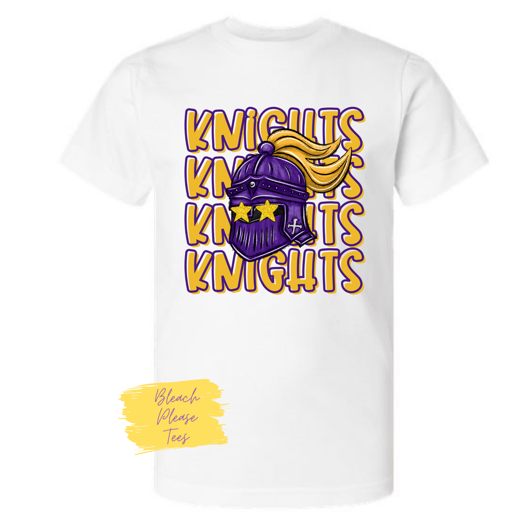 Purple and Gold Day Knights Tee