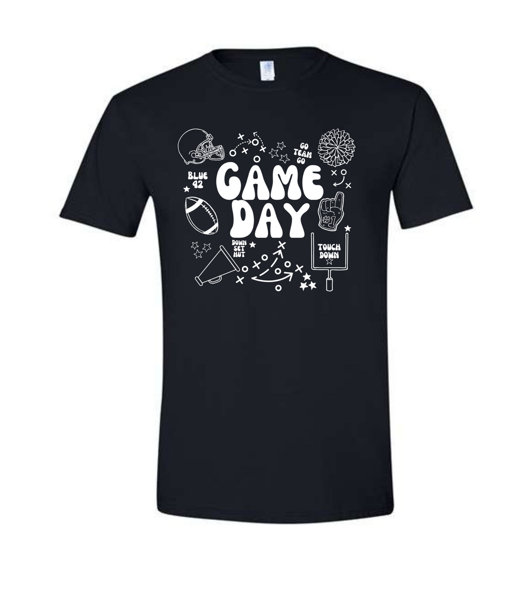 Game Day Tee Black