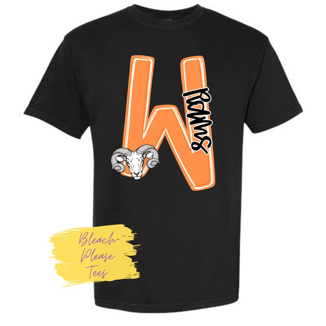 Rams Football Tee