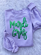 Load image into Gallery viewer, Mardi Gras Puff Sweatshirt
