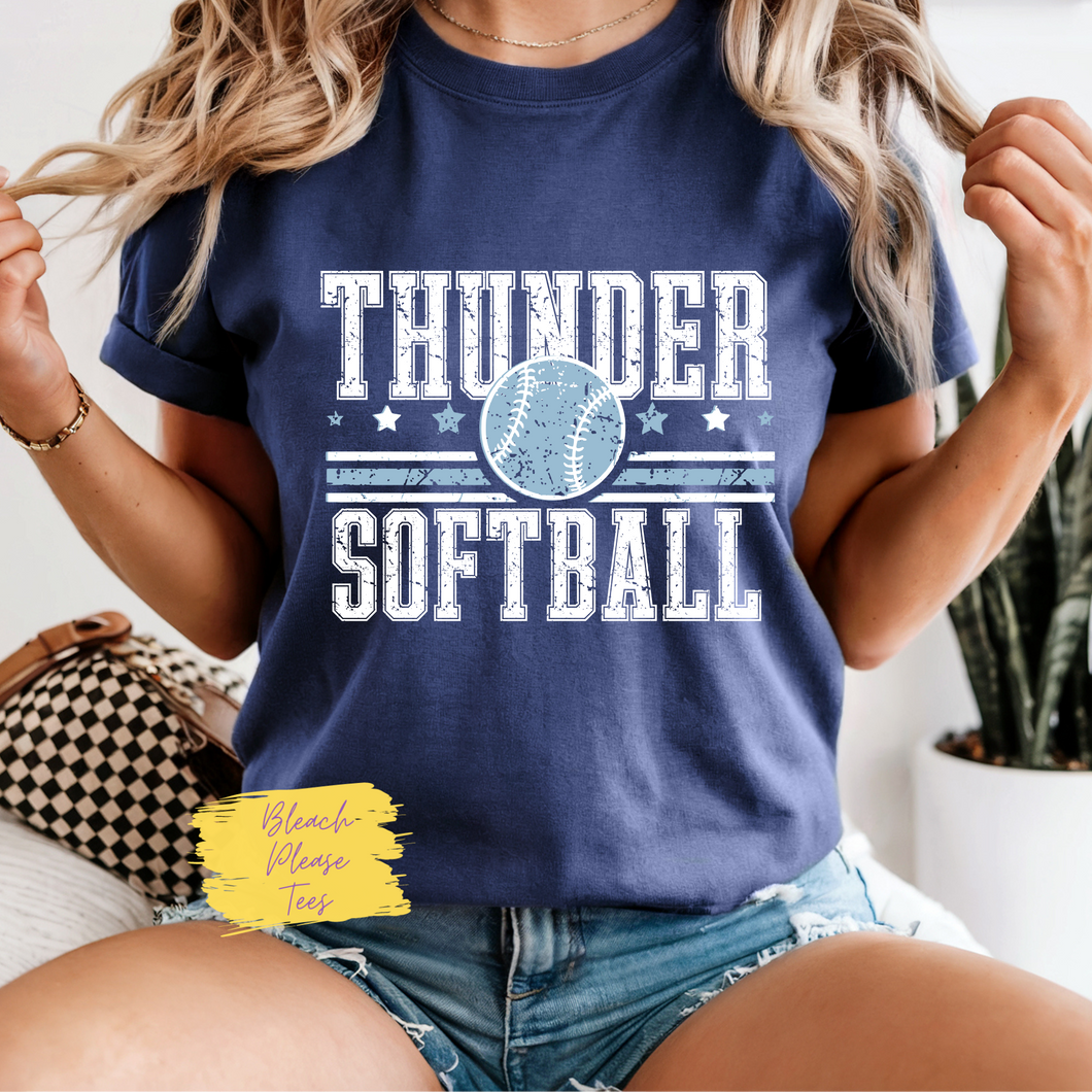 Thunder Baseball Tee