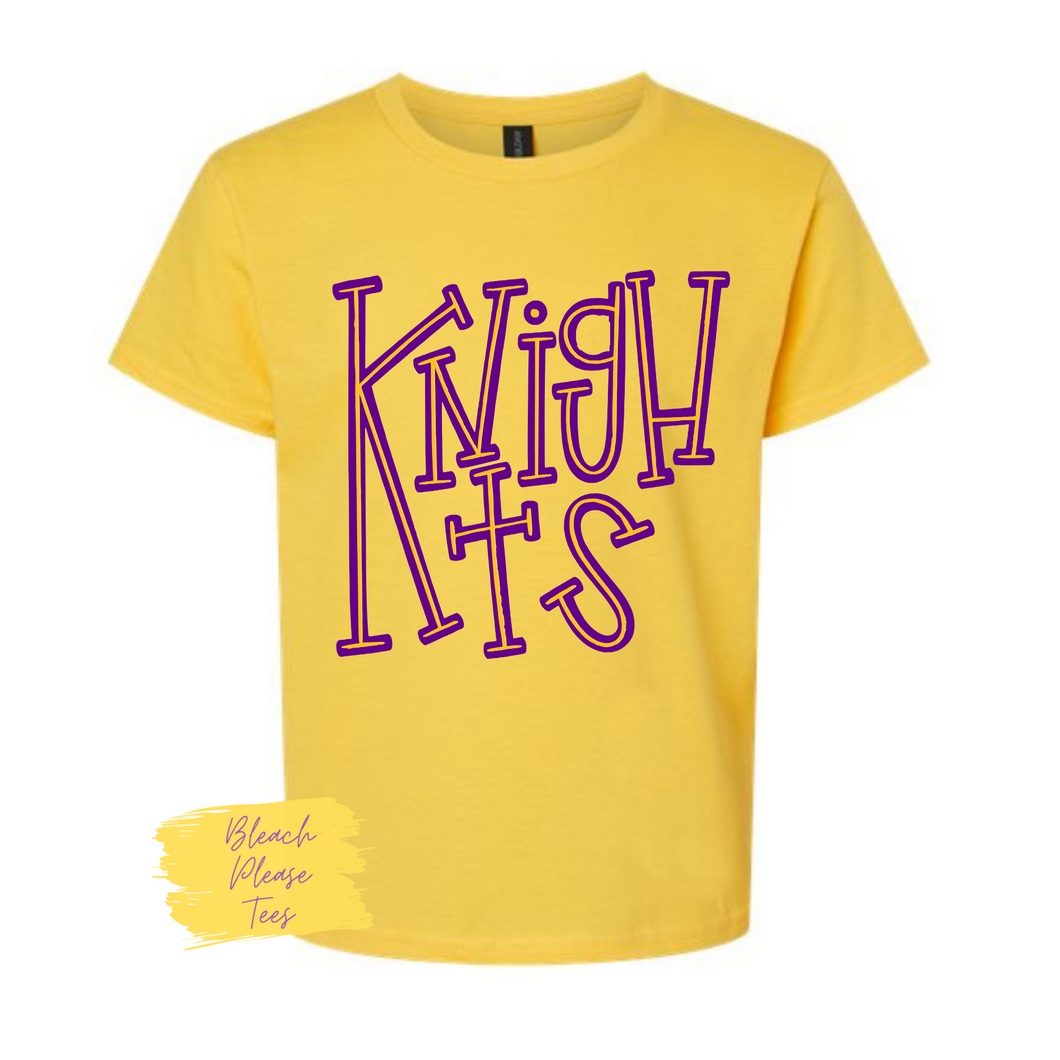 Purple and Gold Day Knights Tee