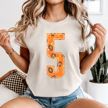 Load image into Gallery viewer, Football Number Cream Tee
