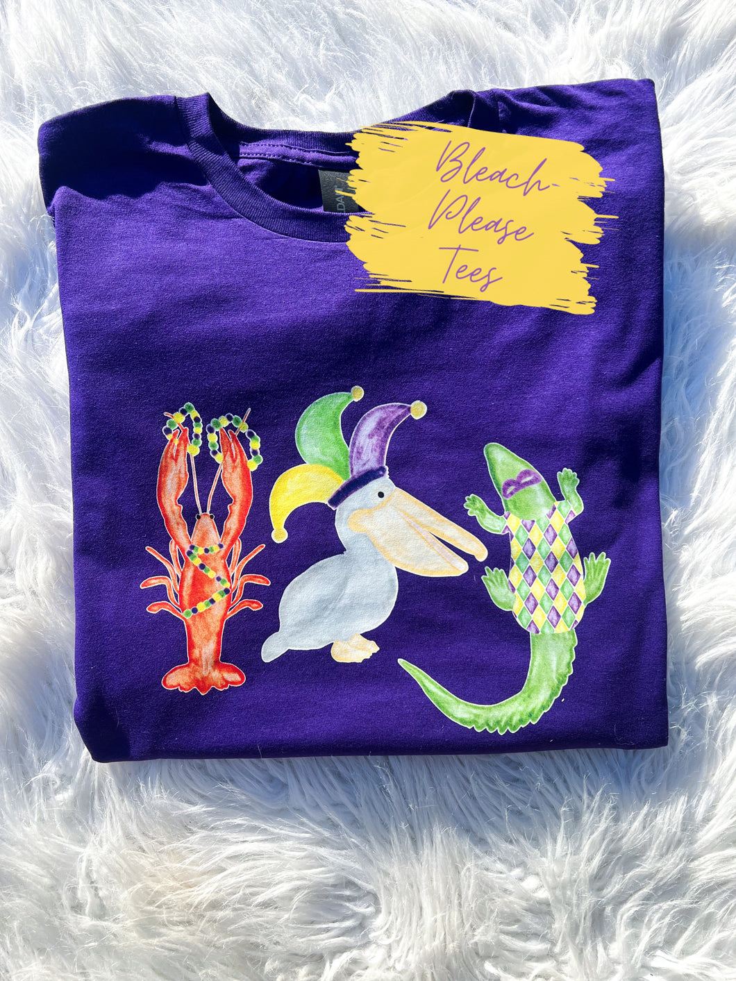 Cajun Mardi Gras Tee