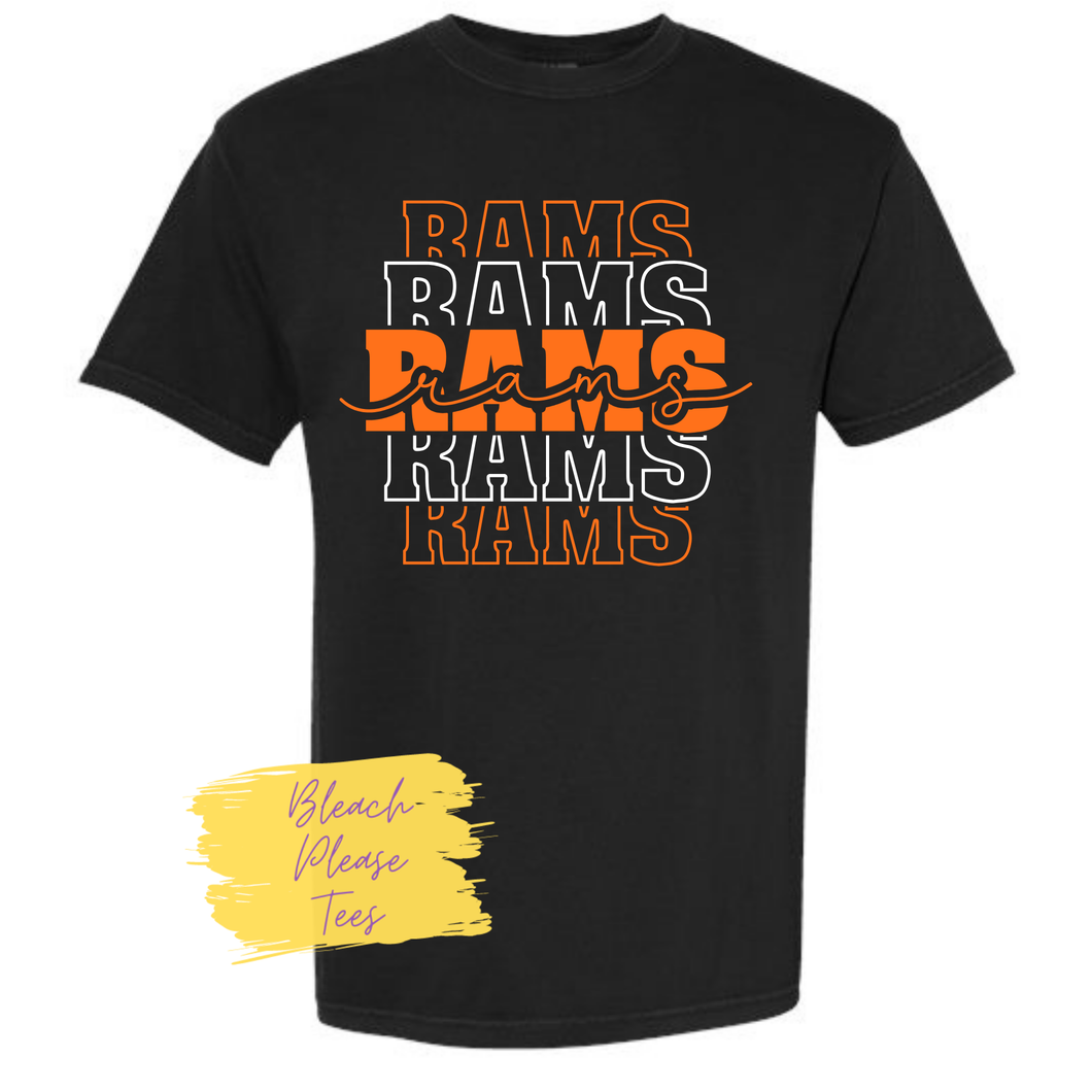 Rams Football Tee