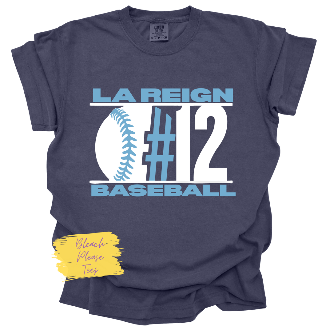 LA Reign Baseball Tee