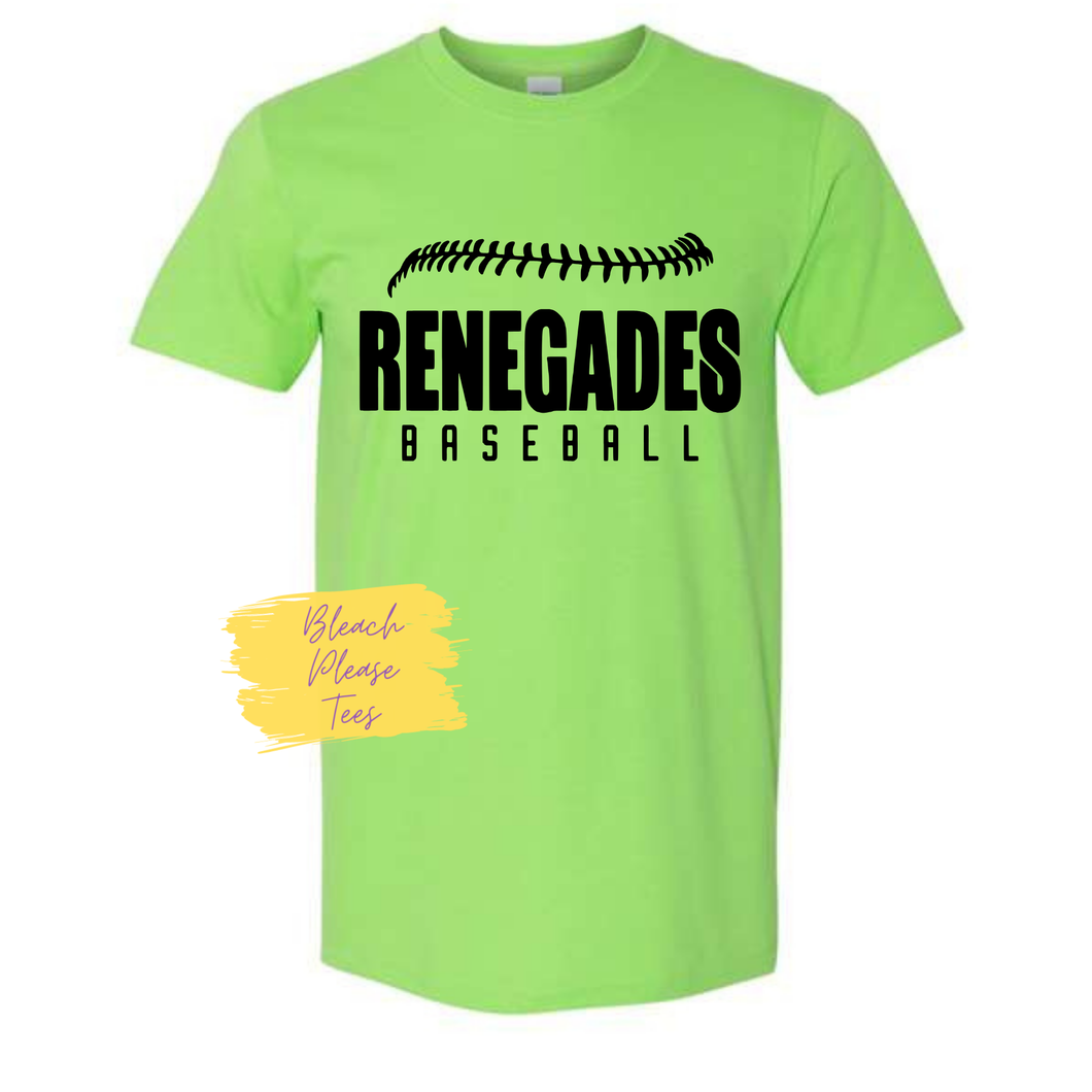 Renegades Baseball Tee