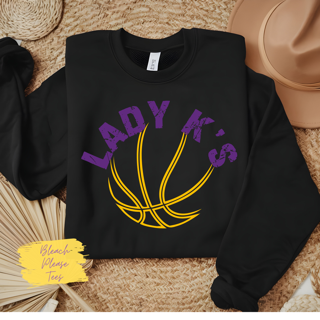 Lady K's Basketball Sweatshirt