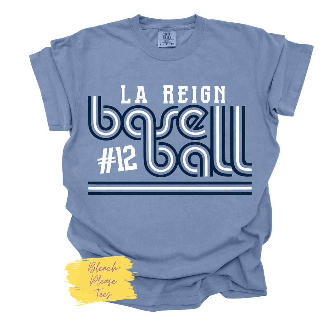 LA Reign Baseball Tee