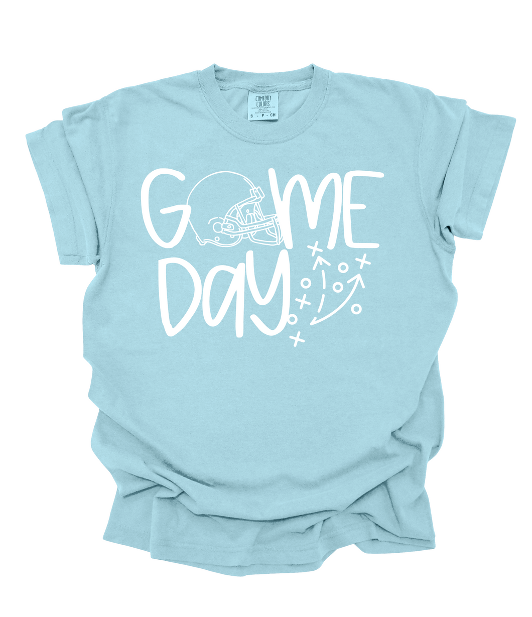 Game Day Tee Baby Blue