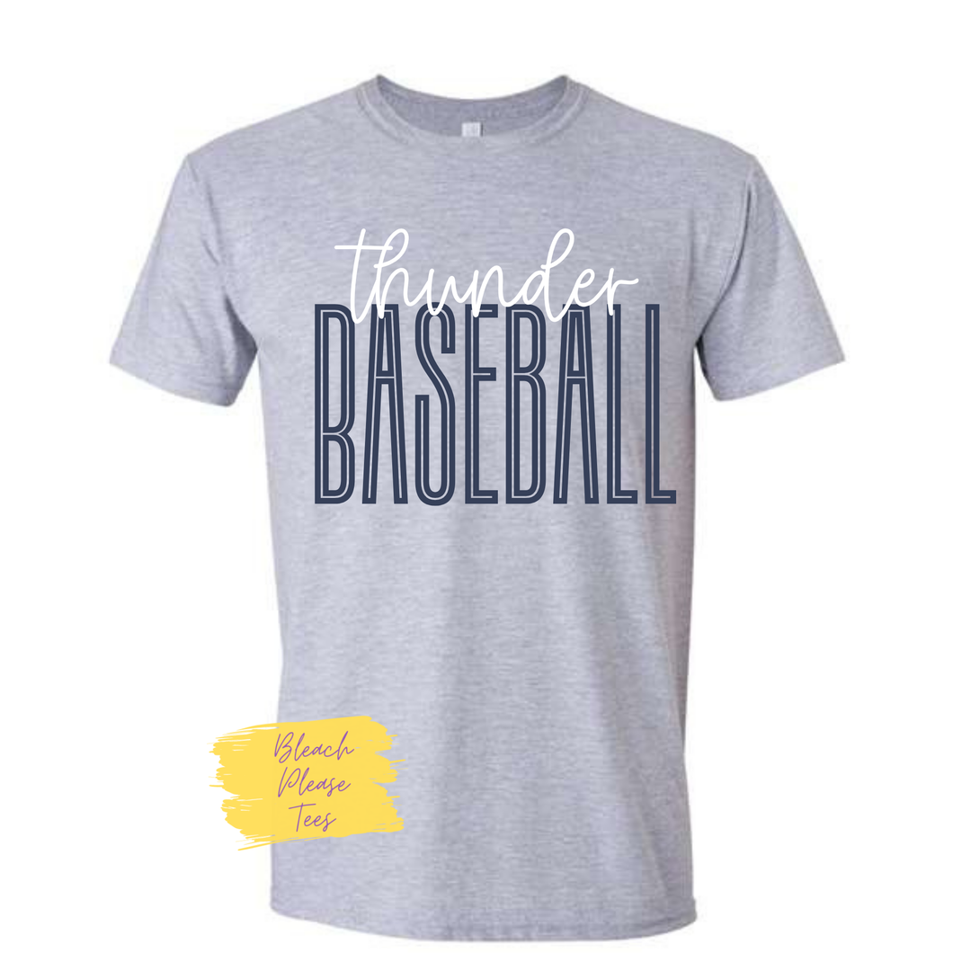 Thunder Baseball Tee