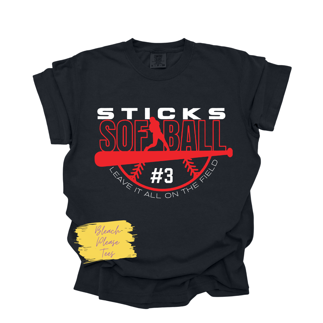 Sticks Softball Tee