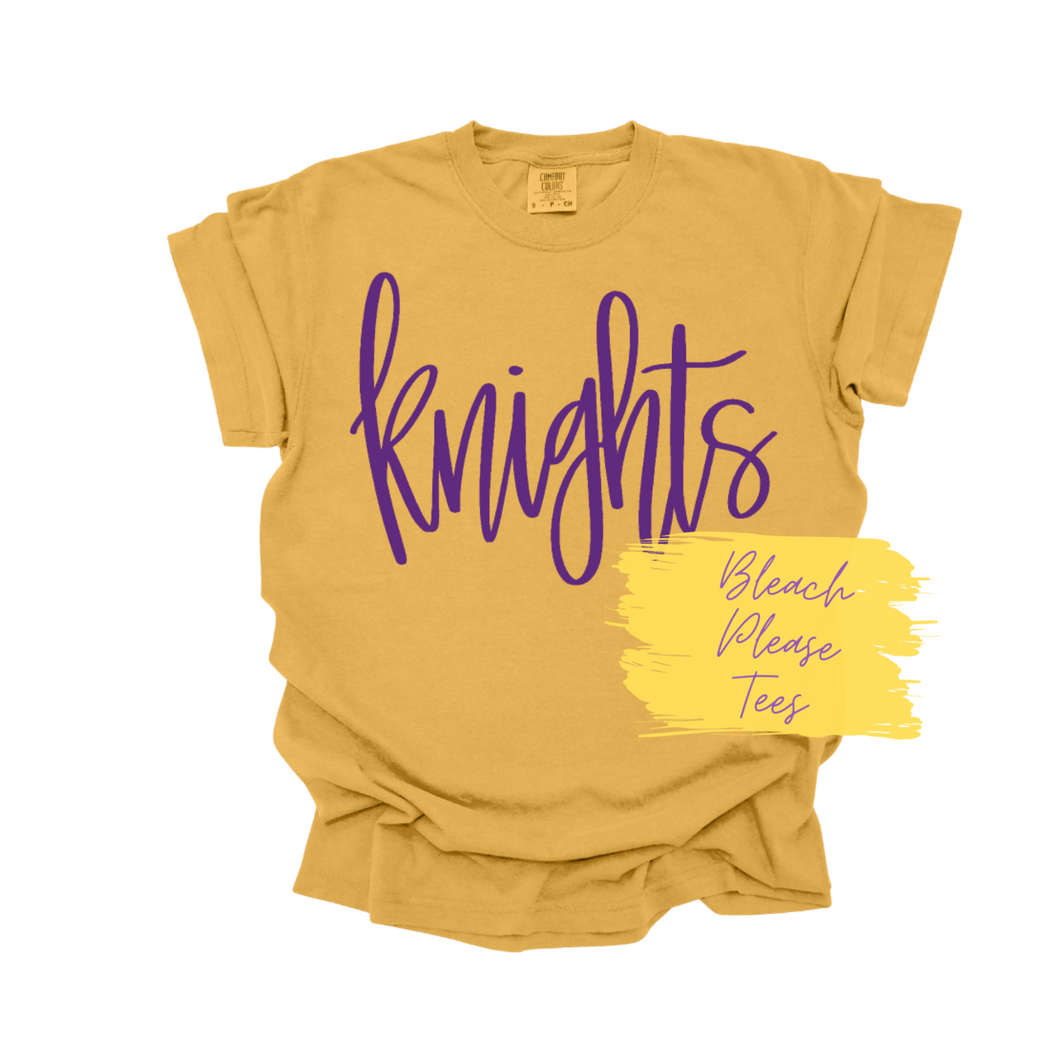 Knights Puff Tee- Comfort Colors