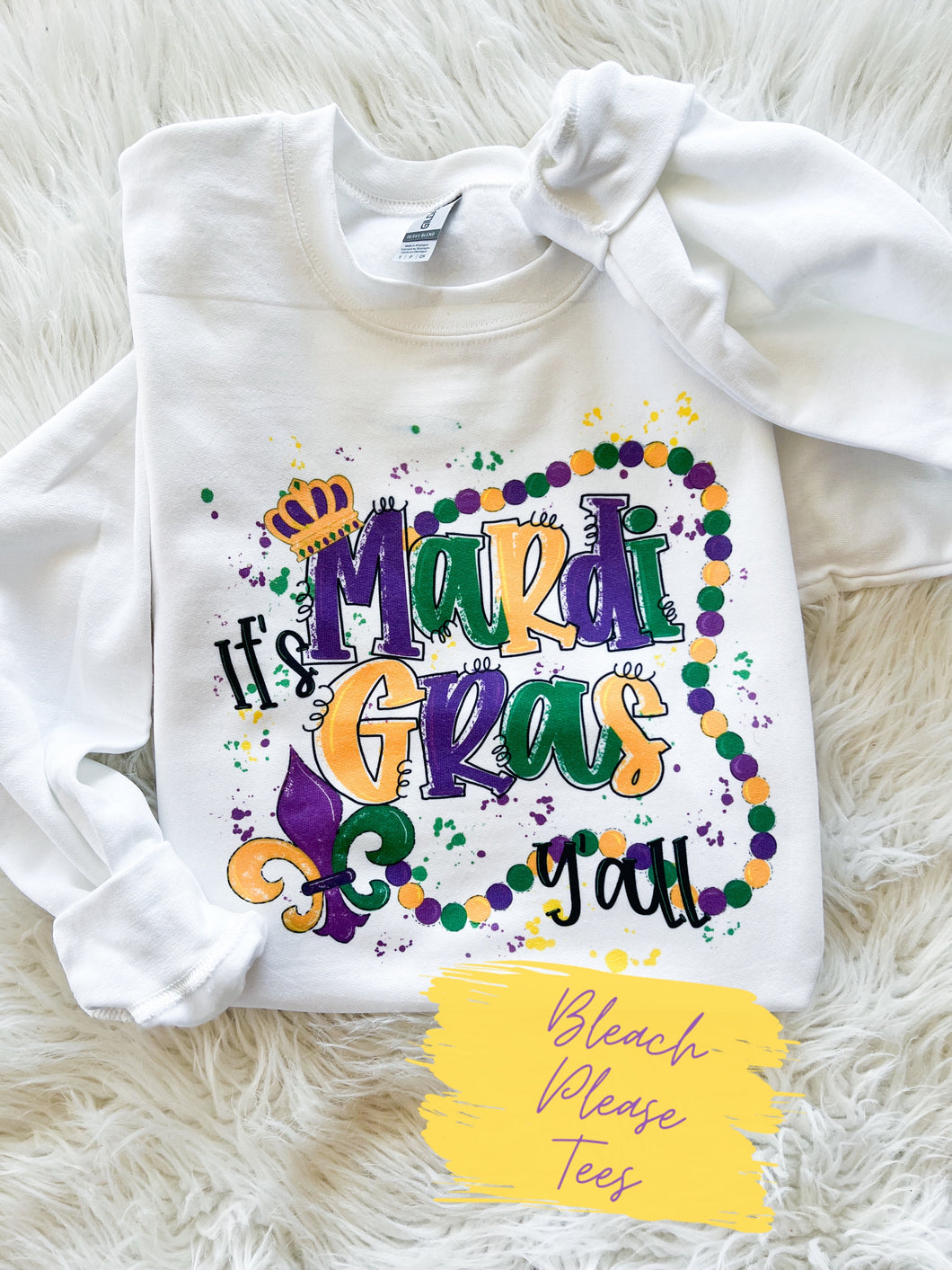 Mardi Gras Ya'll Sweatshirt