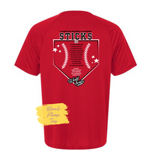 Load image into Gallery viewer, STICKS 9U WORLD SERIES TEE
