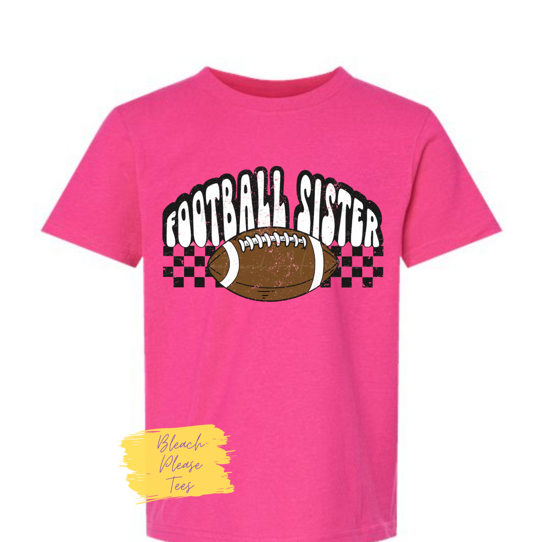 Girly Football Sister Tee