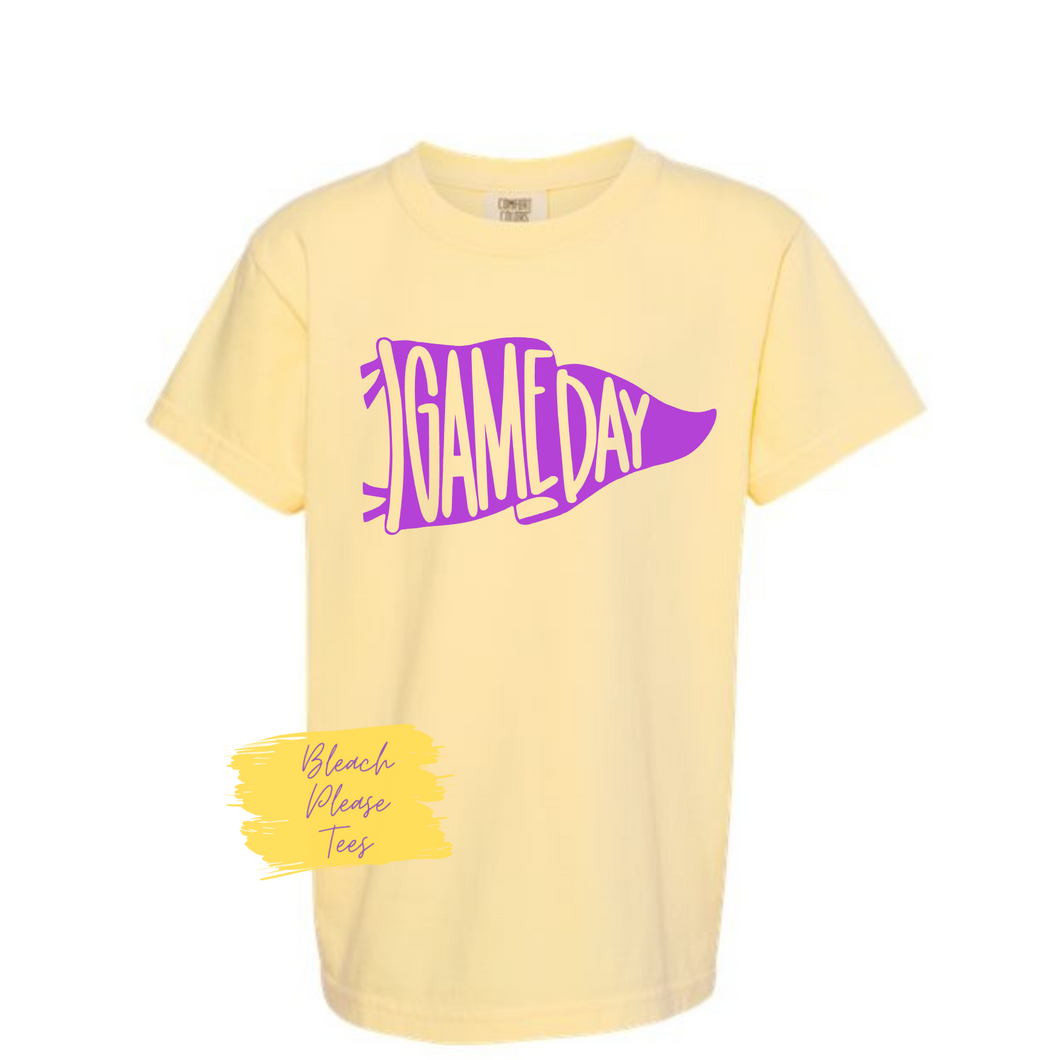 Girly Football Pennant Tee