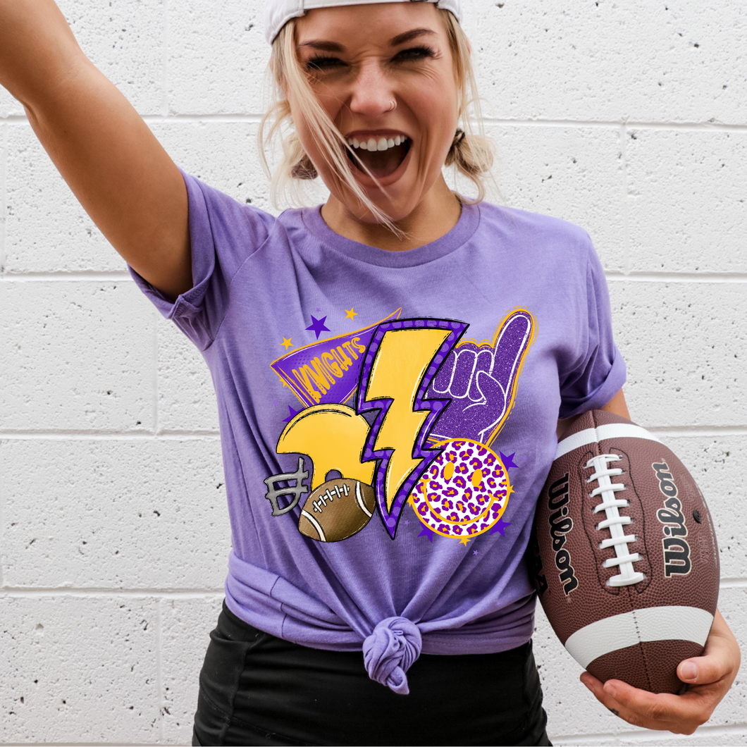 Knights Gameday Football Tee