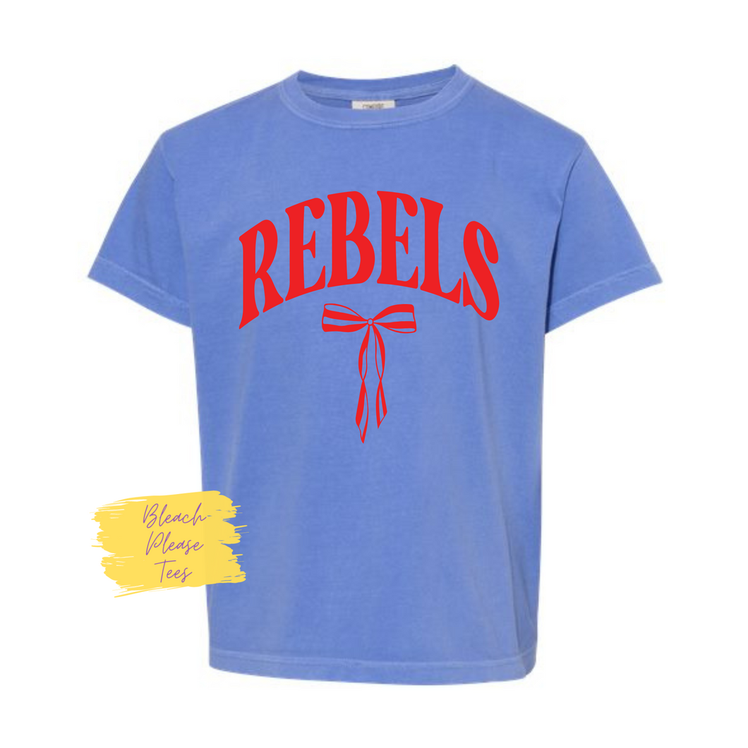 WW Lewis Rebels Bow Tee