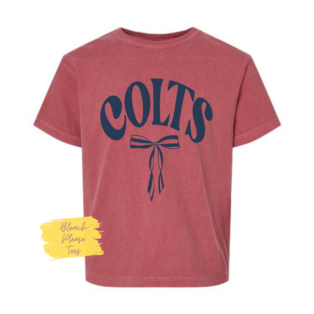 Sj Welsh Colts Bow Tee