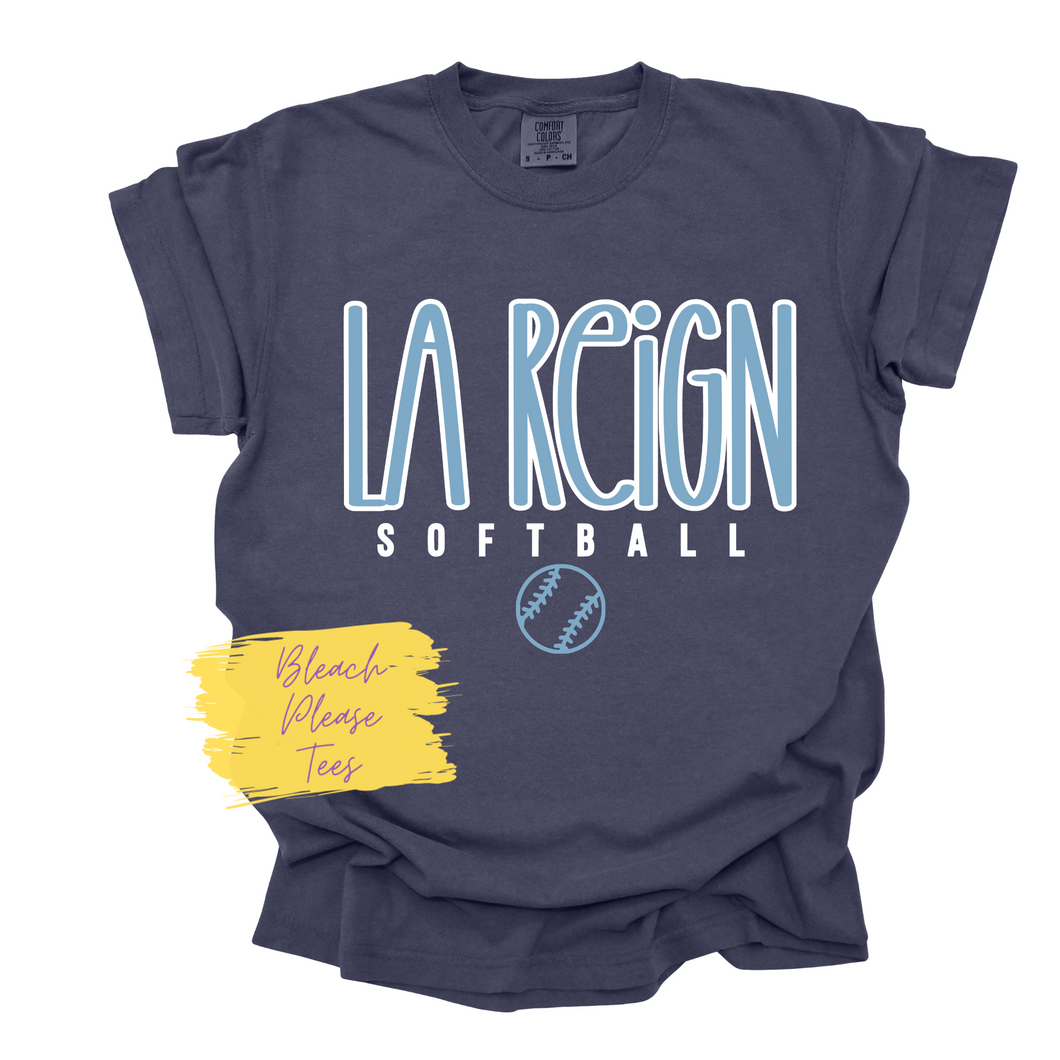 LA Reign Softball Tee